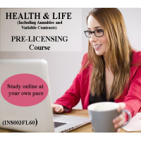  3 Month Access to 60 hr 2-15 Health and Life Insurance Pre-Licensing course (including Annuities and Variable Contracts) INS003FL60 