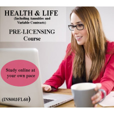  3 Month Access to 60 hr 2-15 Health and Life Insurance Pre-Licensing course (including Annuities and Variable Contracts) INS003FL60 