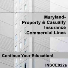 Maryland: 6hr CE - Property and Casualty Insurance - Commercial Lines